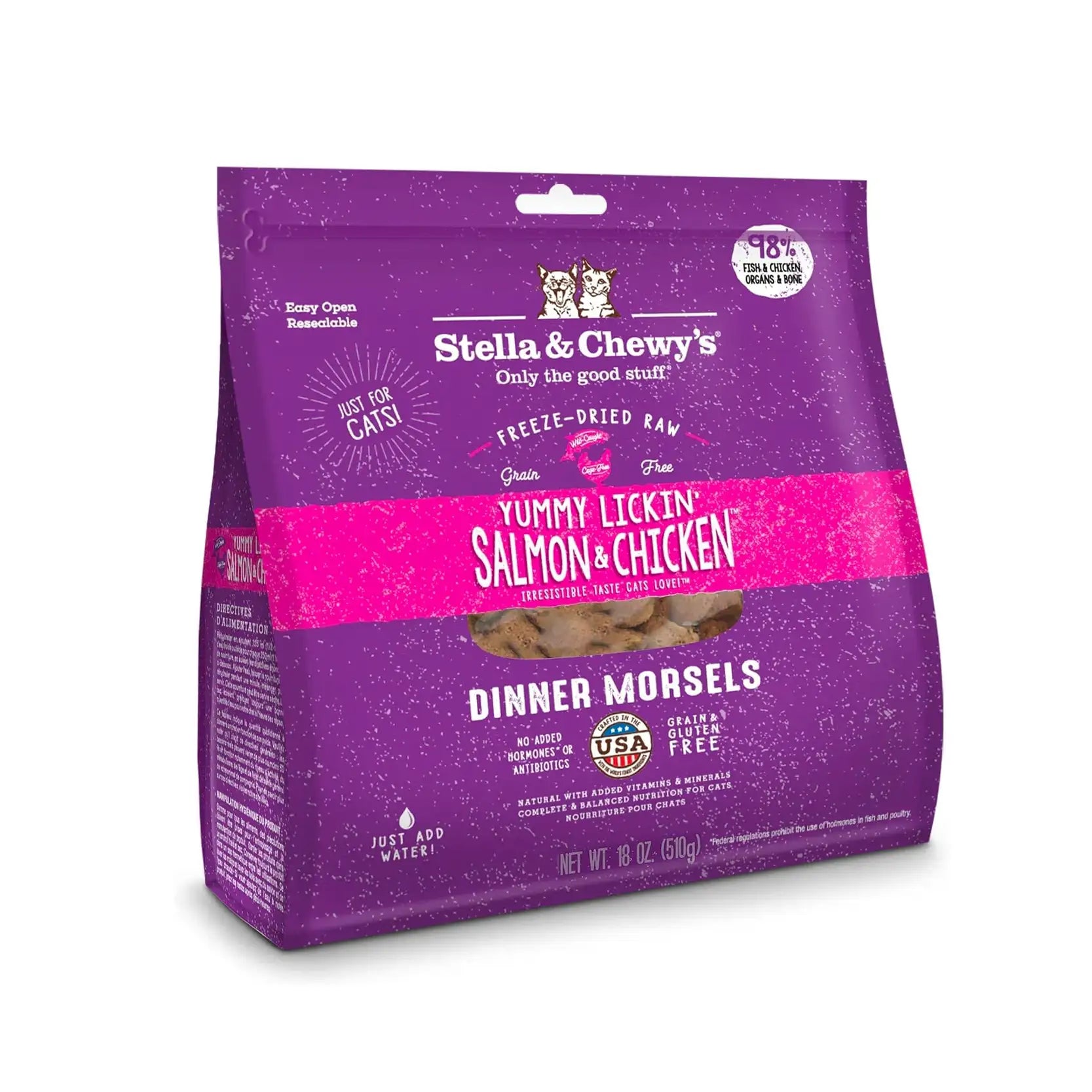 Stella & Chewy's - Freeze Dried Salmon & Chicken Dinners Morsels (Cats)